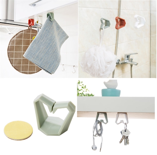 móc treo chìa khoá, trang sức dán tường tiện dụng