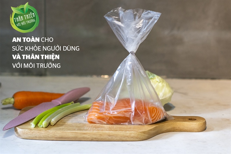 Set 120 túi đựng thực phẩm sinh học tự huỷ Sunhouse 20x30cm