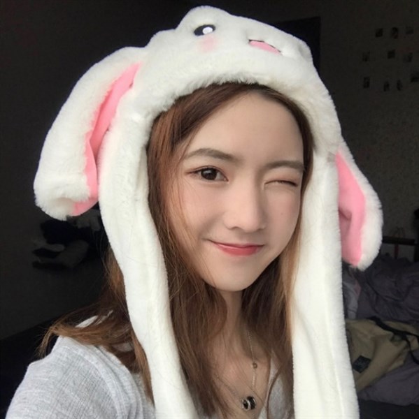 nón thỏ tự vẫy tai kute