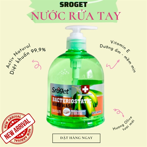 nước rửa tay Thái Lan kháng khuẩn SROGET