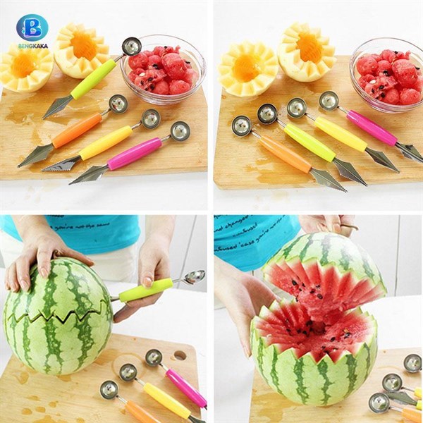 dụng cụ khắc trái cây 2 đầu