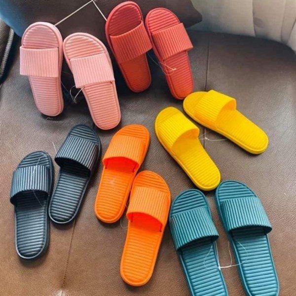 Dép đi trong nhà siêu nhẹ quai ngang sọc Thái