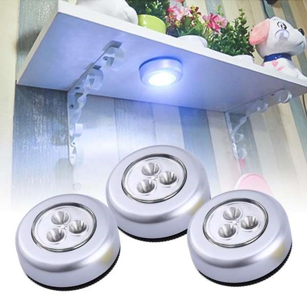 Đèn led 3 bóng dán tường