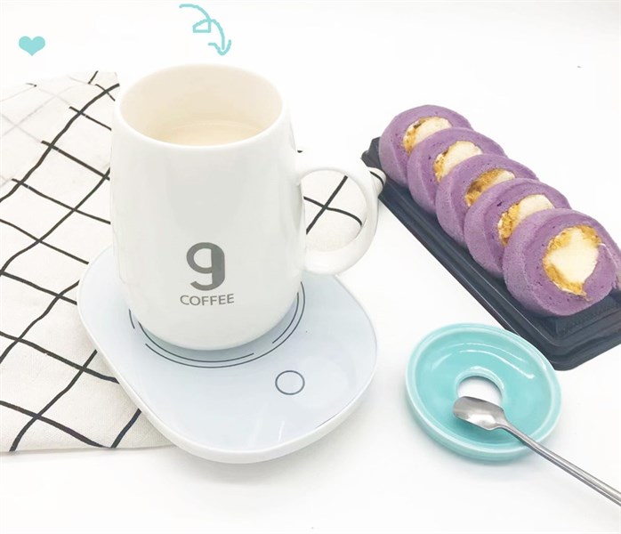 đế hâm nóng đồ uống đa năng, sài được nhiều loại đế sư, nhựa, giấy, thuỷ tính, kim loại