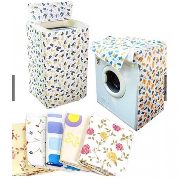 Áo trùm máy giặt cửa trước có khóa kéo