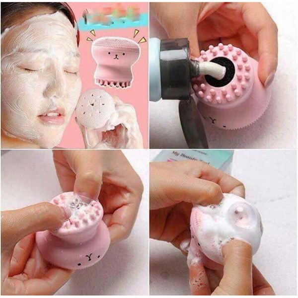 Dụng cụ massage rửa mặt bạch tuộc