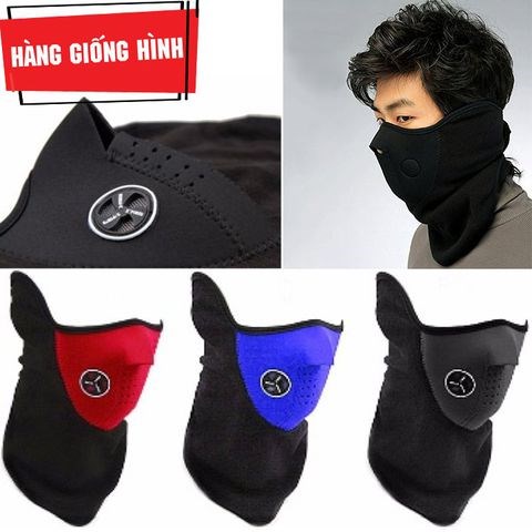 Khẩu trang Ninja đi phượt nửa mặt