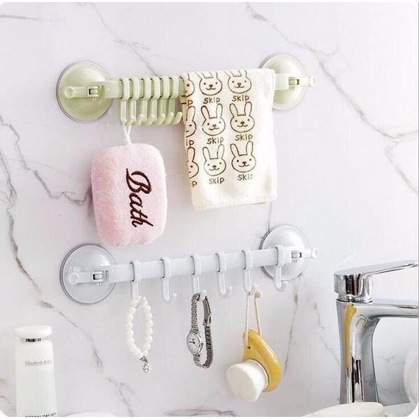 thanh treo nhà tắm 6 móc