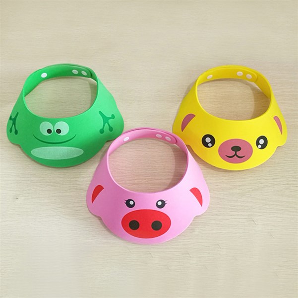 mũ gội đầu hình thú cho bé