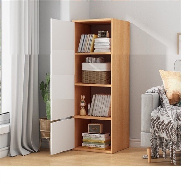 Tủ gỗ 4 tầng cánh trắng 30x40x120cm