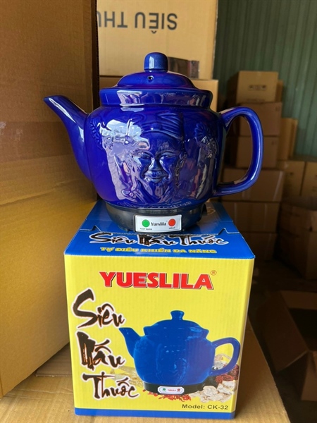 Ấm sắc thuốc điện dung tích 3.2L có vòng gốm
