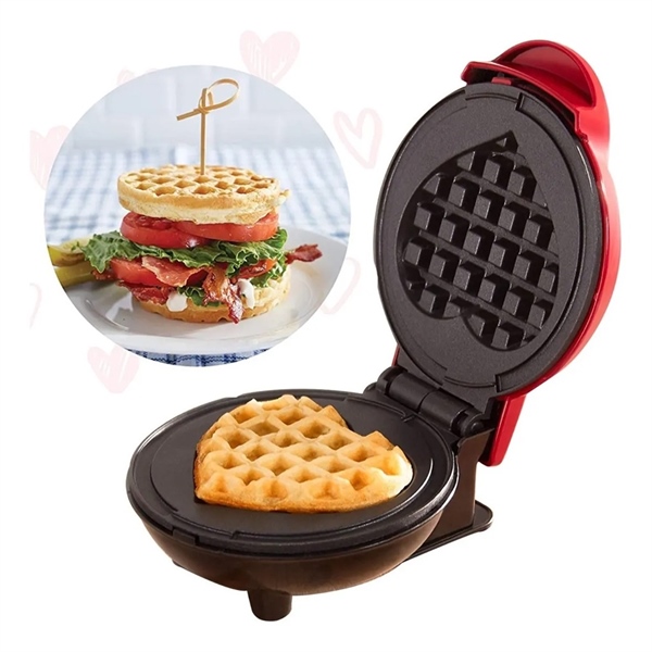 Máy làm bánh tổ ong waffle hình trái tim