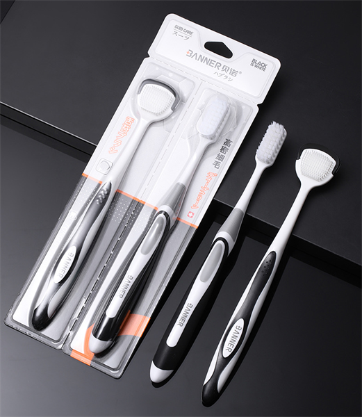 bàn chải vệ sinh lưỡi bằng silicon hai mặt