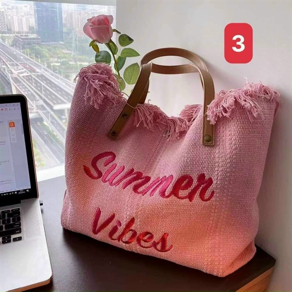 Túi canvas Summer Vibes phong cách Hàn