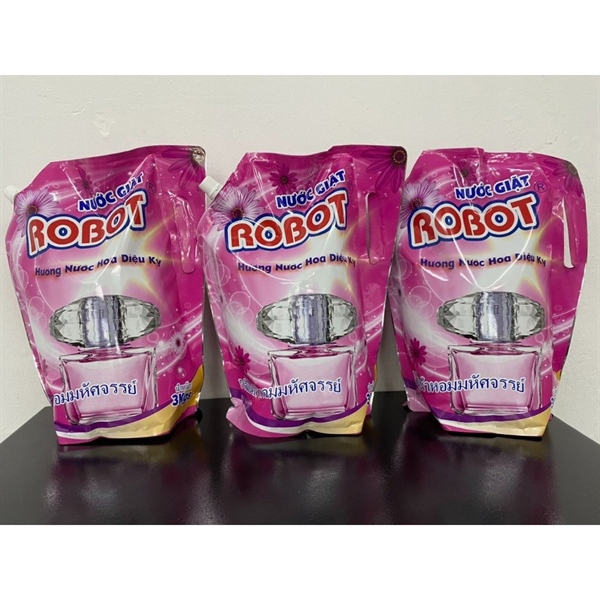 Nước Giặt Robot Hương Nước Hoa Túi 3kg