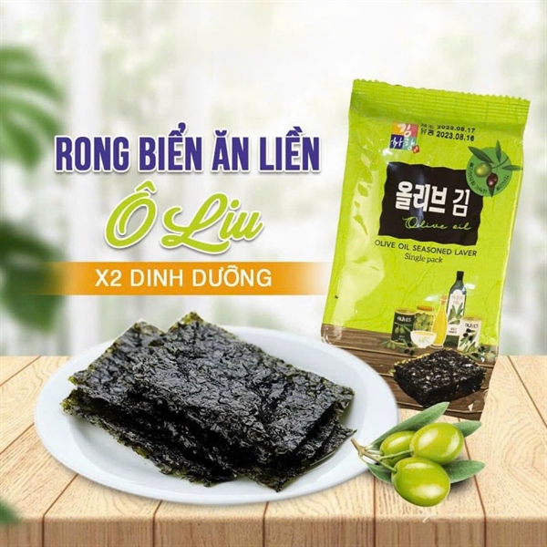 Rong biển ăn liền Green Laver set 3 gói