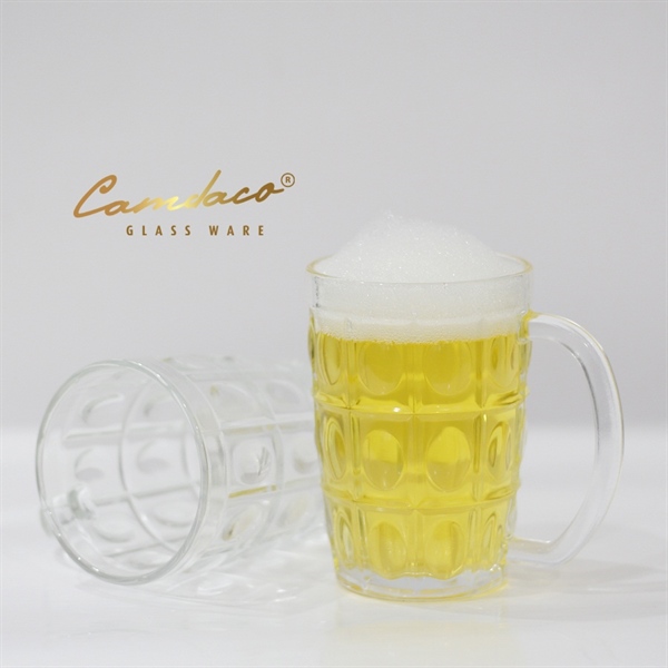 Hộp 6 ly thuỷ tinh uống bia có quai 330ml