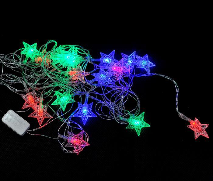 dây đèn chớp ngôi sao nhỏ 7 màu 3m - Ảnh 2