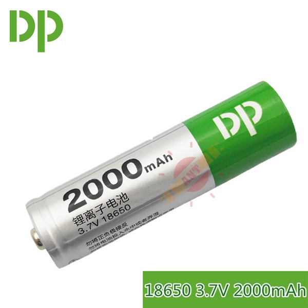 pin sạc 18650 chính hãng dp cao cấp (đầu nhọn)