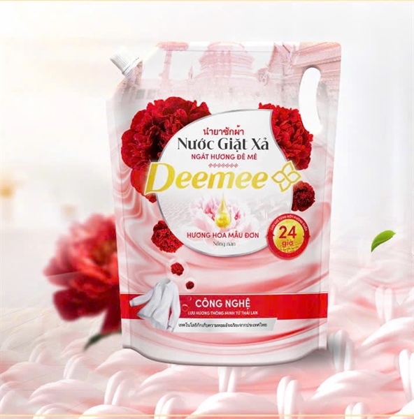 Nước giặt xả deemee lưu hương lâu công nghệ Thái 2kg