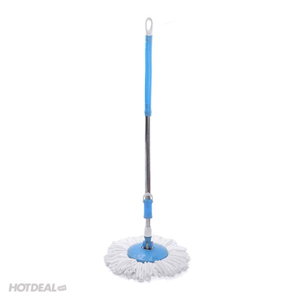 Cây lau nhà xoay 360 độ mâm nhựa loại đẹp