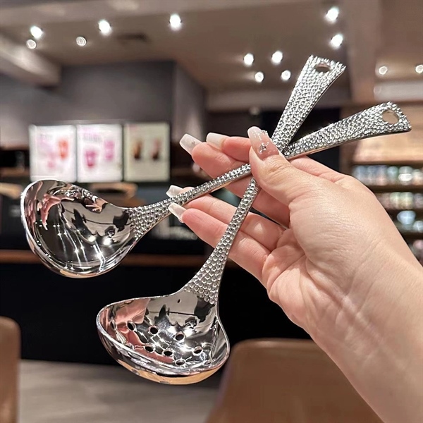 Set muỗng kèm vá inox