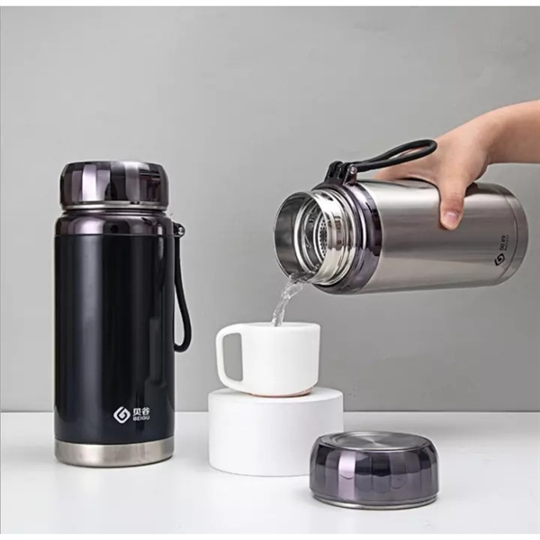 bình giữ nhiệt 1l5 mẫu lùn inox 304