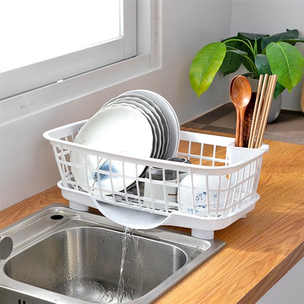 rổ đựng chén đĩa có khay thoát nước
