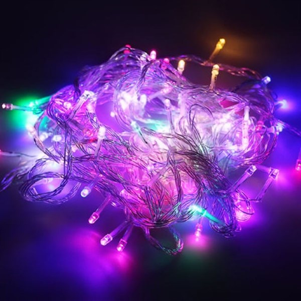 đèn led 7 màu dây dài 8m bóng tiêu