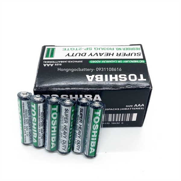 Pin 3A Toshiba hộp 40 viên