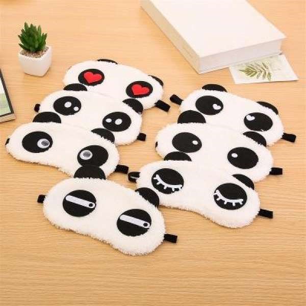 miếng che mắt khi ngủ hình gấu có bông êm