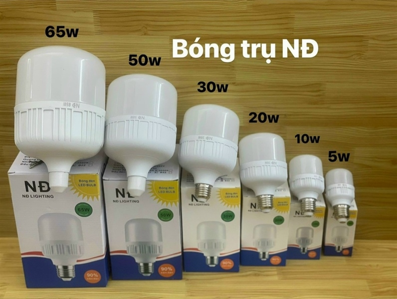 bóng Led trụ ND công suất chuẩn 50w