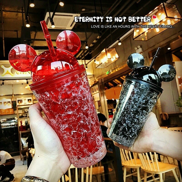 LY NƯỚC GIỮ NHIỆT TAI CHUỘT SIÊU CUTE