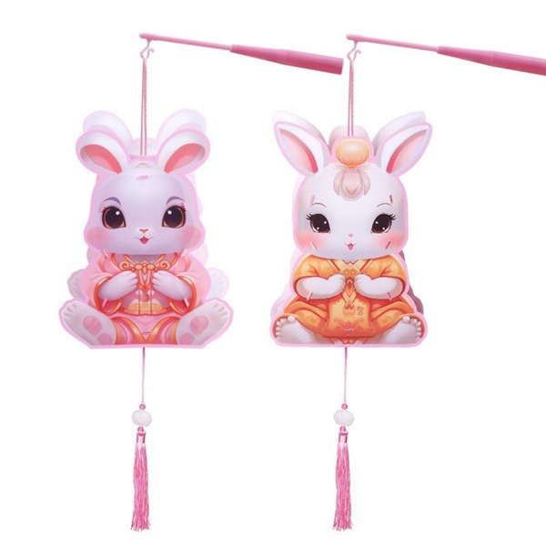 lồng đèn thỏ 2 mảnh siêu cute