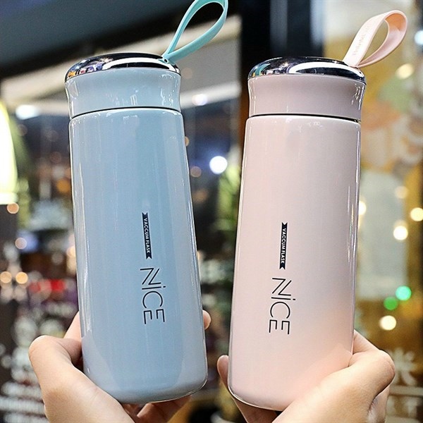 Bình đựng nước lõi thuỷ tinh bọc nhựa nice