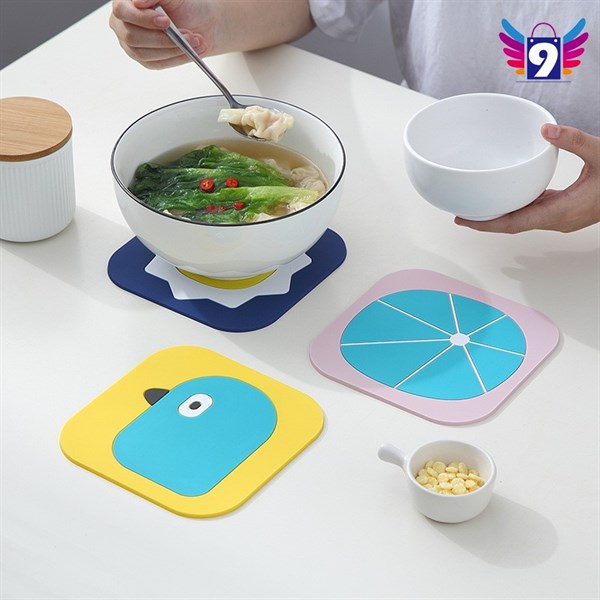 miếng lót nồi silicon cute