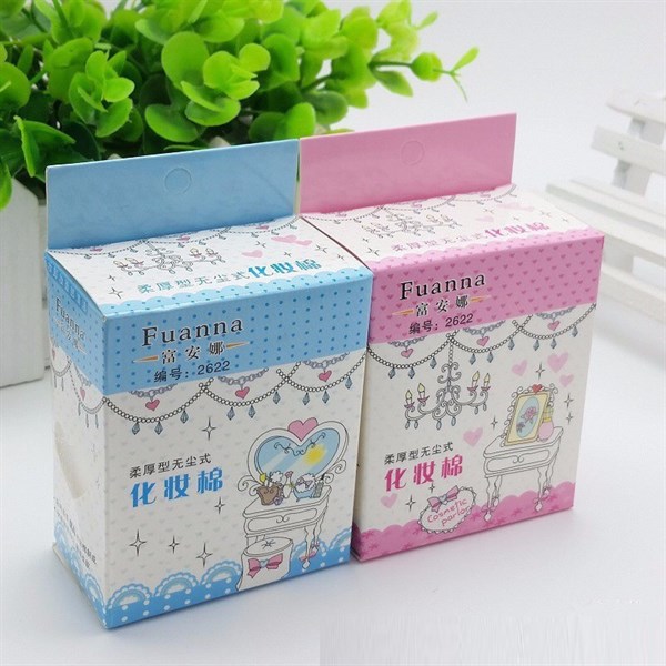bông tẩy trang hộp 65 miếng