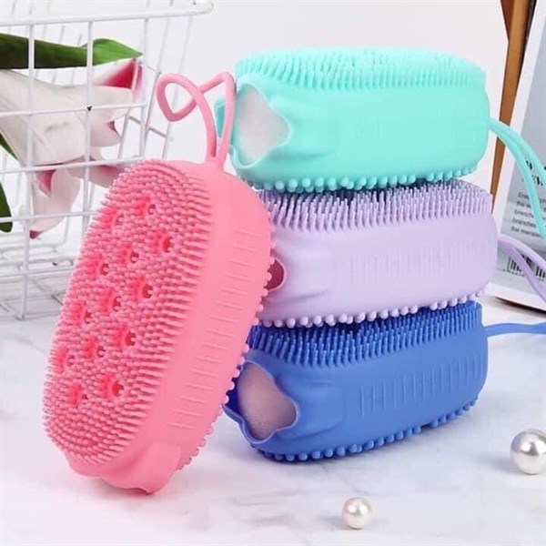 Bông tắm hình chuột 2 mặt
