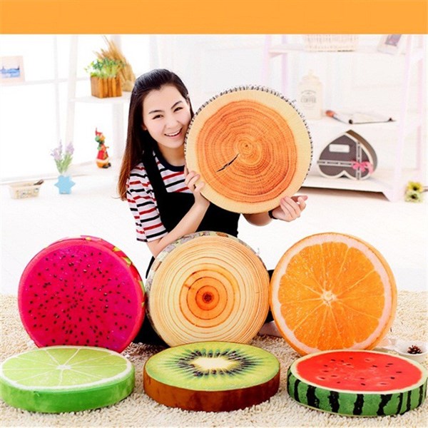 đệm ngồi hình trái cây 3d