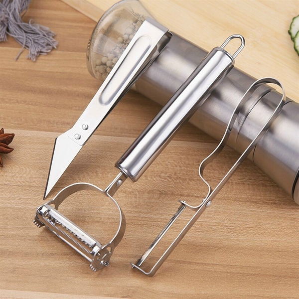 Bộ 3 món bào gọt củ quả, nhíp nhổ lông gà