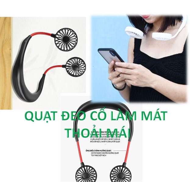 Quạt đeo cổ cao cấp