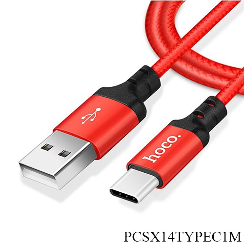 Cáp sạc nhanh Type C Hoco X14 dây dài 1m