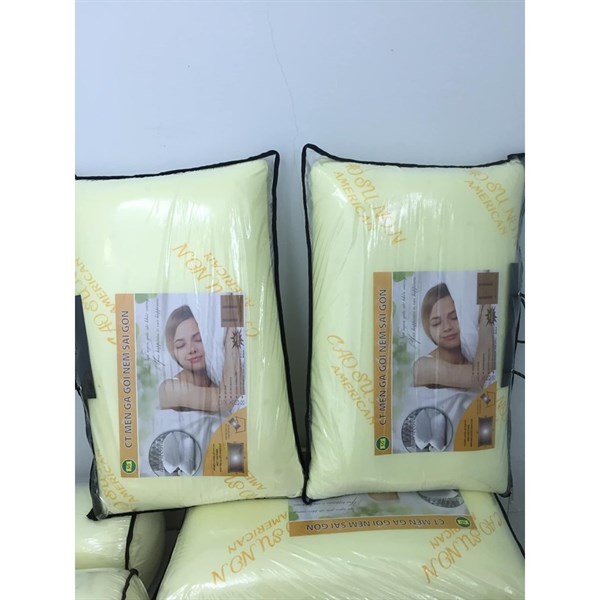 gối nằm cao su non 40x60cm chính hãng american