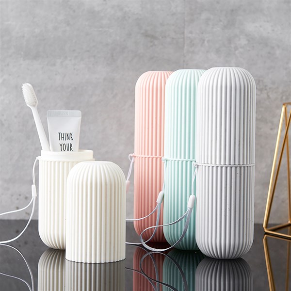 Hộp đựng bàn chải và kem đánh răng du lịch mẫu mới 19.6x6cm