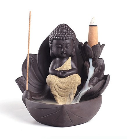 Thác trầm Phật ngồi lá sen loại cao cấp