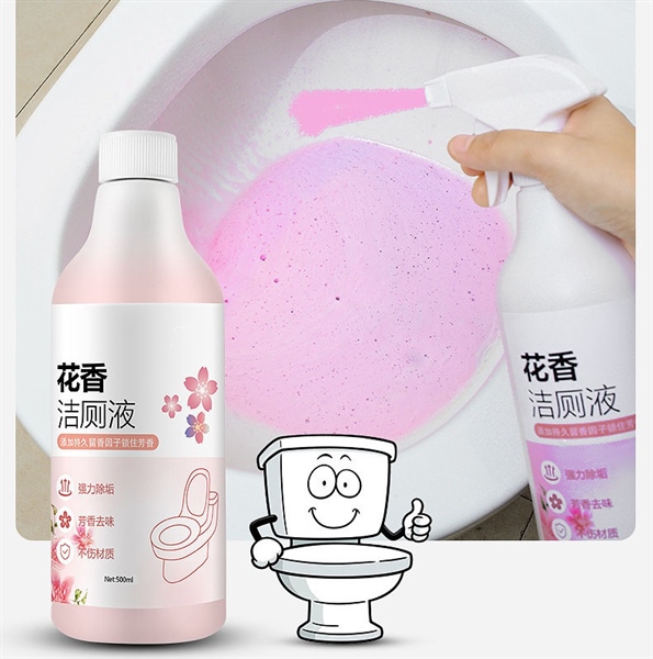 chai xịt vệ sinh bồn cầu hoa đào 500ml