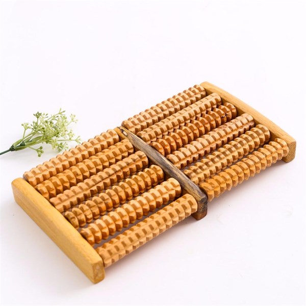 Dụng cụ massage chân bằng gỗ 5 thanh