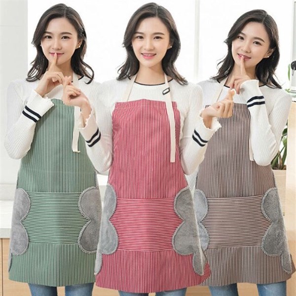 Tạp dề cao cấp có khăn lau tay