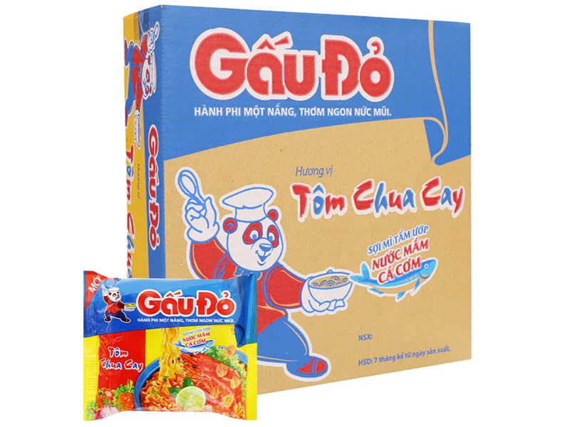 Mif gấu đỏ thùng 30 gói