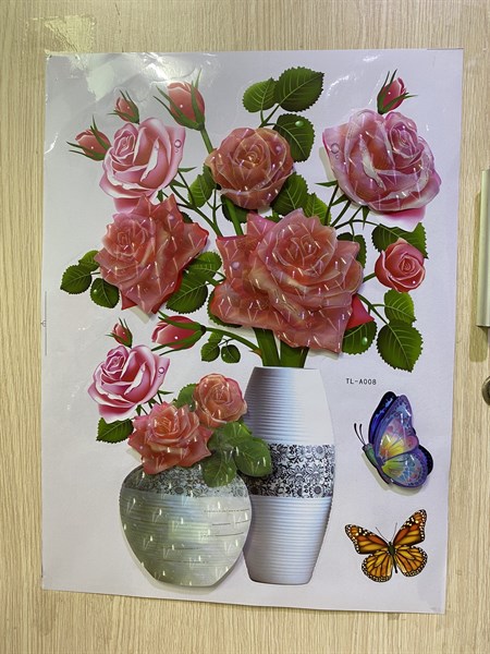 Tranh dán tường 3D 30x40cm